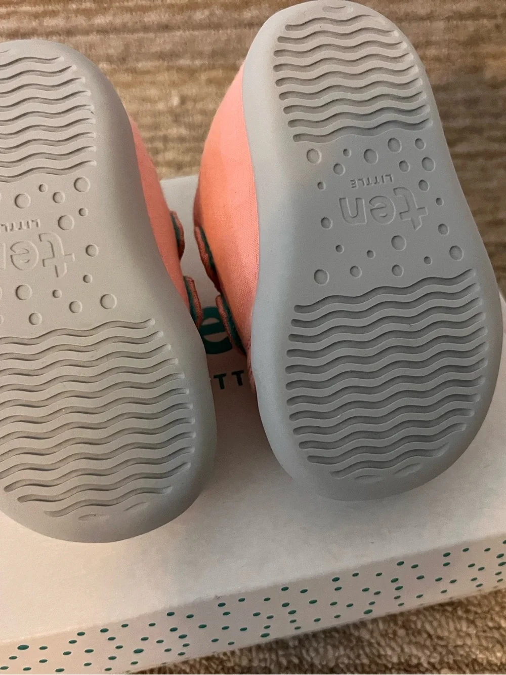 Baby Walker Shoes - Pink Canvas Velcro Sneakers